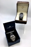 2 Watches  - Lucien Piccard #2A-189 Stainless/Leather Band & Jacques Lemans