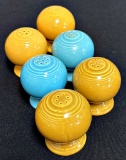 Vintage Fiesta - 3 Pair Salt & Pepper Shakers