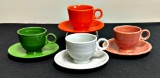 Vintage Fiesta - 4 Cups & Saucers