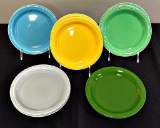 Vintage Fiesta - 15 Homer Laughlin Harlequin Plates, 6½