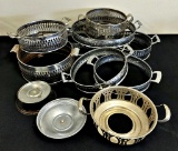 11 Misc. Chrome Serving Pieces