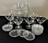 Vintage Imperial Candlewick - 8 Low Stems, 3¾