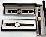 3 Watches - Croton No Model# Rose Gold/Lizard Bank, Invicta #4764 Gold Tone