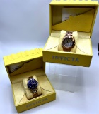 2 Watches - Invicta #9761 Rose Gold & Invicta #9312A Gold Tone