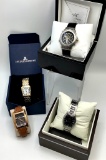 4 Watches - Jacques Leman #1-1243 Rose Gold/Ostrich, Philip #B253655015 Sta