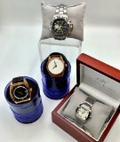 4 Watches - Klaus-Kobec #8319 Stainless, Immersion Stream #6939 Stainless,