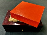2 Watch/Jewelry Display Boxes (largest 19