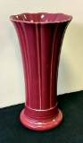 Vintage Fiesta - Vase, Maroon, 9½