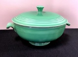 Vintage Fiesta - Casserole Lid W/ Handles, Green, 9½