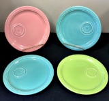 Vintage Fiesta - 4 Welled Snack Trays, 10¾