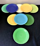 Vintage Fiesta - 9 Plates, 6½
