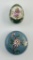 Vintage Limoges Egg Box;     Vintage Cloisonne Box - 2¼