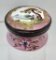 Antique French Enameled Rouge Box - Circa 1800s, 1¼