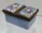 Antique French Porcelain Hand Painted & Enameled Hinged Duet Box - 2