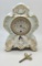 Antique Porcelain Clock In Royal Bonn Case - 7