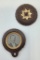 Wonderful Gutta-percha Locket W/ Man's Photo - Screw Off Cover, 2¾