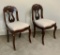 Pair Victorian Walnut Side Chairs - 18