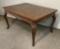Vintage French Parquetry Dining Table - No Leaves, As Found, 52