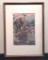 Toyokuni Wood Block - Signed, In Frame W/ Glass, 23
