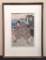 Kuniyoshi Wood Block - Signed, In Frame W/ Glass, 23