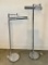 Mid-Century Modern Chrome Swing Arm Adjustable Nessen Floor Lamps - All Joi