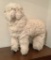 Large Wood & Wool Sheep Figure - New Mexico, 26