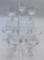 8 Vintage Hawkes Cut Glass Stems - 4¾