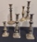 Estate Lot Antique Brass Candlesticks - Circa 1800s