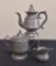 Antique Pewter B. Ward Coffee Server - 9