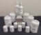 Estate Lot - Includes: Large Set Of Cannisters, Vinegar & Oil, Spice Boxes