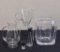 Estate Lot - Vintage Barware Includes: Martini Pitcher W/ Sterling Base, 9