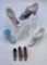 Estate Lot - Glass, Porcelain & Metal Shoes