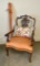 Vintage French Style Armchair & Pillow - 37