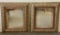 2 Antique Gold Mirrors W/ Velvet Liners - 29