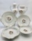 Royal Copenhagen - Brown Iris, Includes: (9½