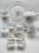 12 Pieces Royal Copenhagen - Brown Iris, Includes: (13