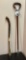 Long Vintage Shoe Horn;     Antique English Shooting Stick - 33½