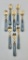 Set Of 8 French Enameled Forks - For Dessert Or Cheese, Circa Late 1800s, 5