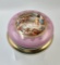 Nice Vintage Czechoslovakia Powder Box - Beehive Mark W/ Portrait Inside, C