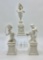 Pair Nymphenburg Germany Porcelain Figurines - Tallest Is 7