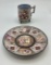 Bronze Austrian Demitasse Cup 7 Saucer - Hallmarked 