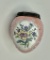 Antique Russian Enameled & Hand Painted Egg Snuff Box - 2½