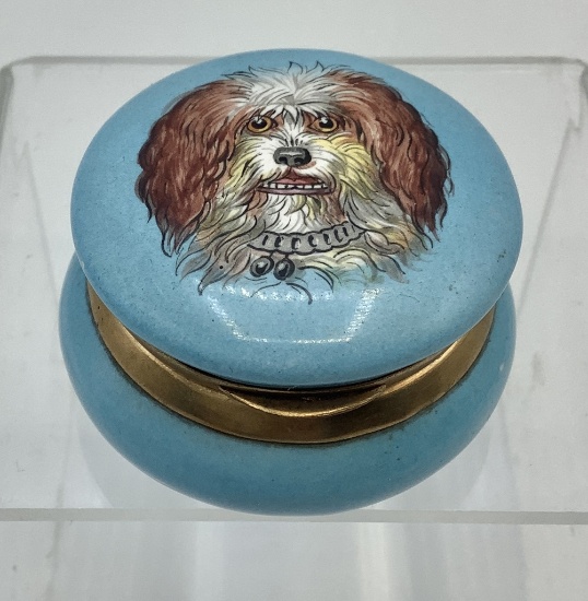 Old Germany Pill/Snuff Hinged Box - Bought From Antique Shop In Wiesbaden G