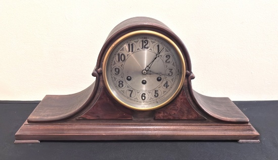 Vintage Herschede Mantle Clock - Canterbury & Westminster Chimes, 22"x10"x6