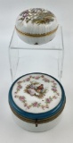 Small Antique English Powder Box - Chelsea, Circa 1800s, 2¾