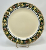 Large Vintage Round Della Robbia Platter - By Titanware England, 12½