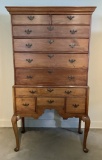 Early Period Queen Anne Flat-Top Highboy - Circa Early 1800s, 71