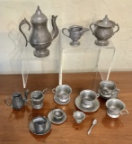 Estate Lot - Childrens' Vintage Miniature Tea Set Pieces