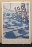 Steven Jordan Poster - Signed Lower Right, In Plexiglass Frame, 30