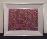 Vintage Mola - Geckos, In Frame W/ Glass, 22